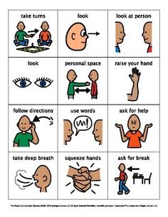 an image of a cartoon character's face and hands with instructions on how to speak