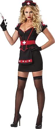 Fantasia Plus Size, Nurse Halloween Costume, California Costumes, Nurse Costume, Women Nurse, Halloween Nurse, Black Stockings, Dress Hats