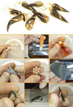 there are many different pictures of scissors being made