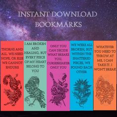 Acotar Bookmarks Printable, Acotar Bookmarks, Bookmark Printable, Best Quotes From Books, Sarah J Maas Books, Book Annotation, Cut It Out, Bookmarks Printable, Book Suggestions