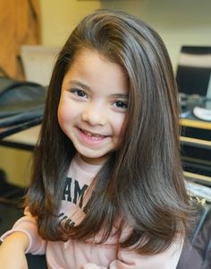 Medium Length Hair For Girls Little, Girls Haircut Long Hair, Kids Haircuts For Girls Long, Toddler Girl Haircut Long, Girl Medium Haircut, Kids Girls Haircuts, Girls Haircut Long