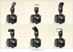 multiple shots of a camera with different angles