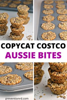 collage of photos showing how to make copycat cocto aussie bites