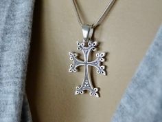 Sterling Silver .925 Cross Pendant in a beautiful design. Chain not included. Height - 3.5 cm Width - 2 cm Weight - approx. 3-4 gr. The item is stamped/marked .925! 100% guaranteed quality. Images are real and not processed with Photoshop. All of this can be seen in the photos. NOTE: Due to the difference device/monitors being used, pictures may not reflect the actual colour of the item. Copyright infringement is prohibited! Work only in sterling silver, not in chrome plated pewter. Do not hesit Silver Classic Jewelry For Baptism, Classic Silver Jewelry For Baptism, Silver Cross Pendant Jewelry For Baptism, Silver Pendant Jewelry For Baptism, Handmade Silver Jewelry For Baptism, Silver Pendant For First Communion, Silver Pendant Jewelry For First Communion, Silver Engraved Necklace For Baptism, Engraved Sterling Silver Jewelry For Baptism