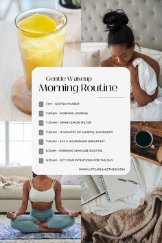 Create a calming morning routine that reduces stress and promotes peace. Explore mindfulness practices, gentle stretches, and self-care tips to start your day with tranquility. Zen Morning Routine, Wellness Morning Routine, I Am Gorgeous, Gentle Stretches, Fall Morning Routine, Pregnancy Routine, Bedtime Rituals, Weekend Routine, Content Photos