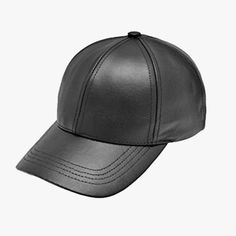 Black Leather Adjustable Baseball Cap - FREE SHIP DEALS Classic Baseball Cap With Curved Visor For Baseball Season, Classic Baseball Cap With Curved Visor, Classic Curved Brim Baseball Cap For Sports, Casual Leather Hat For Streetwear, Adjustable Leather Hat For Streetwear, Casual Leather Cap, Adjustable Leather Flat Cap Baseball Cap, Black Leather Adjustable Baseball Cap, Adjustable Black Leather Baseball Cap