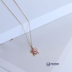 Animal Little Turtle Necklace 14K Gold Charm Pendants Pink Enamel Gift For Women|Great Choice For Birthdays And Wedding Monsini Jewelry ❤❤【Materials & Specifications:】 - 14K gold pendant charm and Chain - Chain thickness is 0.9mm - Star Necklace 14K Gold dimensions are ❤❤pendant including handle Length :1cm (0,39in) ❤❤pendant Width ::8mm (0,31in) ❤❤【Available in 4 different chain lengths】 42 cm (16.5 in) 44 cm (17.3 in) 46 cm (18.1 in) 48 cm (18.8 in) Gold Color :Yellow Gold Pink Gold Plated Necklace For Anniversary, Pink 14k Gold Necklaces For Weddings, 14k Gold Pink Necklaces For Wedding, Pink 14k Gold Necklace For Wedding, 14k Pink Gold Necklace Gift, 14k Pink Gold Necklaces For Wedding, Pink Gold 14k Gold Necklace For Wedding, 14k Pink Gold Necklace For Wedding, Pink Gold 14k Wedding Necklace