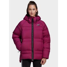 Brand New With Missing The Outside Piece, On Sale Is The Puffy Down Jacket Only Item In The Photos Is Exactly The Item You Will Receive. In Us Size M In Color Pink Bust: 23" Length From Shoulder Front:28", Back:30" Sleeves:25" Hem:24" Across Is The Forecast Full Of Rain, Snow, Ice Or Wind? Mother Nature's Fury Rolls Right Off Your Back When You Zip-Up The Women's Adidas Outerior Cold.Rdy Down Jacket. Boasting The Ultimate In All-Conditions Protection In A Stylish Package, This Jacket Is Your Go- Pink Adidas Winter Outerwear, Sporty Outerwear For Work, Snow Ice, Down Puffer Jacket, Pink Adidas, Winter Months, Your Back, Puffer Jacket, Zip Up