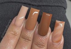 Fye Nails, Brown Acrylic Nails, Acrylic Ideas, Tapered Square Nails, Professional Manicure, Nail Drills, Simple Gel Nails, Dope Nail Designs