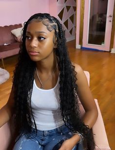 Black Ponytail, Big Box Braids Hairstyles, Black Ponytail Hairstyles