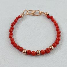 Italian Coral Bracelet, 100% Natural Italian Red Coral Bracelet, Red Coral Handmade Charming Bracelet, Coral Smooth Beads Bracelet... Gemstone : Natural Red Coral  Bracelet Weight : 29.80 Carat   Bracelet Length;- 7 Inches  Color : As Seen In Picture Payment policy We accept the payment via PayPal only. Shipping policy We Ship the item as per our shipping policy once we receive the payment. We understand that getting your items quickly is important to you, so we make every effort to process your Adjustable Red Coral Beaded Bracelet, Red Coral Bracelet, Elegant Adjustable Red Coral Bracelet, Adjustable Hand-strung Coral Jewelry, Adjustable Hand-strung Coral Bracelets, Coral Bracelet, Red Coral, Natural Red, Wedding Bracelet