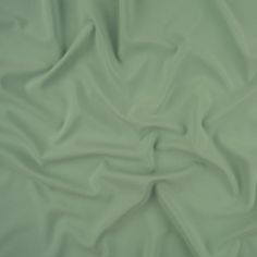 the green fabric is very soft and smooth