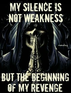 a poster with the words,'my science is not weakness but the beginning of my