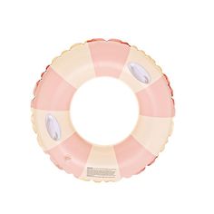 an inflatable life preserver on a white background