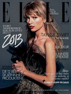 a magazine cover with taylor swift on it