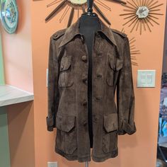 Reposhing This Item I Purchased From @Hippiegirljones. Loved It, But Ready To Rotate For Something New. Questions? Leave A Comment Below! Coats Vintage, Aesthetic Color, Streetwear Aesthetic, Suede Coat, Aesthetic Colors, Vintage Jackets, Vintage Jacket, Vintage Brown, Brown Suede