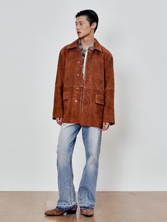 Composition : Goat suede 100%Country of Origin : Republic of Korea Suede Leather Jacket, Suede Leather, Composition, Jackets & Coats, Leather Jacket, Mens Outfits, The Originals, Leather, Clothes