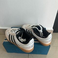 Brand New. Unopened. Adidad X Bad Bunny Bad Bunni Adidas, Adidas Sneakers Mens, Box Shoes, Adidas White, Bad Bunny, Adidas Gazelle, White Adidas, Mens Shoes Sneakers, Adidas Shoes