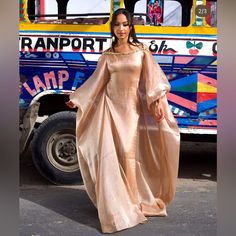 This Is A Beautiful Kaftan Dress Made By Jellabiya The African Luxury Brand, Perfect For Weddings, Eid Of Special Occasions African Vintage Fashion, Princess Attire, Lady Of Leisure, Egypt Trip, Caftan Dresses, African Kaftan, African Luxury, Dress For Weddings, Chic Evening Dress