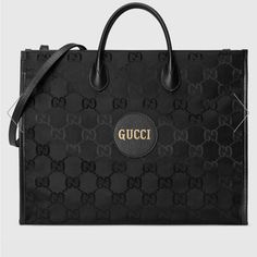 Gucci Off The Grid Tote. New With Tags, Box, And Dust Bag. Dimensions: Width: 32.5cm, Height: 25.5cm, Depth: 13.5cm, Strap: 70.5cm, Handle: 13.5cm 100% Calf Leather, 100% Fabric. Made In Italy. Color: Black Black Gucci Bag With Logo, Elegant Bag With Designer Logo For Everyday Use, Elegant Shopping Bag With Designer Logo, Elegant Bags With Designer Logo, Gucci Evening Bags With Logo, Designer Gucci Bag With Logo, Gucci Tote Bag, Men's Totes, Bag Gucci