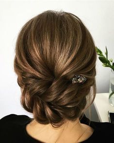 Wedding Hair Trends, Winter Wedding Hair, Wedding Hairstyles Bridesmaid, Graduation Hairstyles, Peinados Fáciles Para Cabello Corto, Bridesmaid Hair Updo, Braided Hairstyles For Wedding