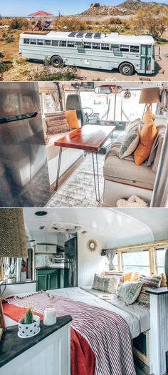 the interior and exterior of an rv home