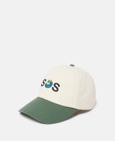 Find STELLA MCCARTNEY Sos Embroidered Baseball Cap on Editorialist. At Stella McCartney, every day is Earth Day. Our SOS Capsule celebrates Earth and sustainable materials, crafted from 100% conscious fabrics. This baseball cap is cut from soft, organic cotton canvas, embroidered with SOS on the front. Equipped with a contrasting Amazon green peak to shield your face from harmful rays, it's best paired with the coordinating S-Wave Sport sneakers for off-duty activism, head-to-toe. We will be making a donation to Conservation International, supported by sales of S Wave, Embroidered Baseball, Embroidered Baseball Caps, Sport Sneakers, Sustainable Materials, Earth Day, Stella Mccartney, Baseball Cap, Cotton Canvas