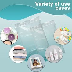 various types of items are shown in this brochure, with the words variety of use cases