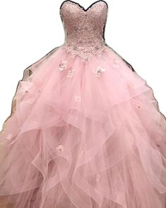 Pink Pageant Dress For Quinceanera During Prom Season, Sweetheart Neckline Organza Quinceanera Dress For Prom Season, Organza Quinceanera Dress With Ruffles, Fitted Tulle Quinceanera Dress For Sweet 16, Fitted Organza Quinceanera Dress, Quinceanera Dress With Sweetheart Neckline For Debutante Ball, Organza Quinceanera Dress With Ruffles For Debutante Ball, Organza Quinceanera Dress With Sweetheart Neckline, Organza Quinceanera Dress With Sweetheart Neckline For Debutante Ball