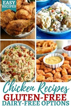 chicken recipes gluten - free dairy - free options for the entire family to enjoy