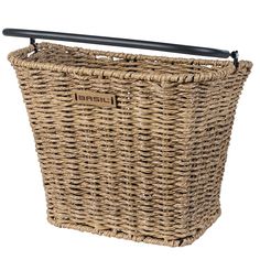 Basil Bremen Rattan Basket Front Look Bicycles, Bicycle Basket, Bike Basket, Rattan Basket, Bicycle Accessories, Basket Bag, Stylish Storage, Grocery Shop, Sport Bikes