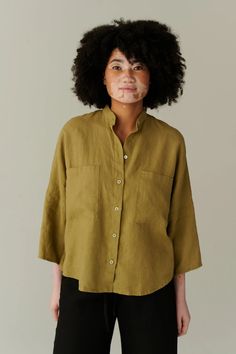 Hana Olive Linen Shirt Drop Shoulder Shirt Oversized Linen Shirt Linen Shirt - Etsy Oversized Linen Collared Blouse, Oversized Linen Collared Shirt, Oversized Linen Shirt For Work, Spring Khaki Linen Shirt, Oversized Relaxed Linen Shirt, Green Collared Linen Blouse, Green Linen Collared Blouse, Khaki Linen Collared Shirt, Green Linen Shirt For Daywear