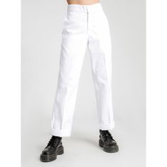 Sizes: 2 Tall / 2 Regular / 4 Regular. Very Similar Style To Modeled Photos, Which Is The Dickies 874 Work Pant. Pants For Sale Are The Cintas Cathy Fit White Pant. Style # 395-00. 2 Front Pockets / 1 Back Pocket. 65 Poly / 35 Cotton. Curvy Fit. Brandy Melville Dickies Skater Grunge Uniform Loose Fit Casual Converse Chuck Taylors Vans Doc Martens Vibes Classic Mid-rise Work Pants For Spring, Classic Mid-rise Work Pants, Casual White Fitted Work Pants, Fitted White Casual Work Pants, White Trousers For Spring, White Straight Leg Work Pants For Spring, Spring White Cotton Work Pants, Grunge Uniform, 874 Work Pant