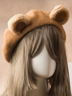 Cottagecore Kawaii, Anting Manik, Hair Accessories Collection, Kawaii Fashion Outfits, Kawaii Accessories, Bear Ears, Little Bear, 90s Grunge