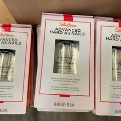 Set Of 3 Sally Hansen Advanced Hard as Nails Strengthener Soin Fortifiant 0.45OZ Nails Strengthener, Nail Strengthener, Sally Hansen, Best Deals, Free Shipping