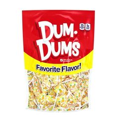 a bag of gummy's favorite flavor is on the white background, and it has