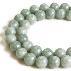 PRICES MAY VARY. Our gemstone beads are 5A top quality, have energetic and healing properties, safty for heathy. Quantity and Size：1 Strand( 15inches, approx. 60pcs Beads); Beads Dia: 6mm; Hole Dia: 1mm. Our stone beads are widely used in all kinds of jewelry making. You can make yourself a beautiful bracelet or necklace. Our stone beads are made of genuine nature stone.They are not 100% perfect,they may have small flaws. Please kindly understanding and do not be too concerned about it. WARRANTY Amazon Beads, Burmese Jade, Decorative Beads, Natural Stone Beads, Natural Gemstone Jewelry, Bracelet Diy, Jade Beads, Beads For Jewelry Making, Shell Beads