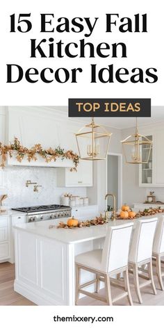 the top 10 easy fall kitchen decor ideas