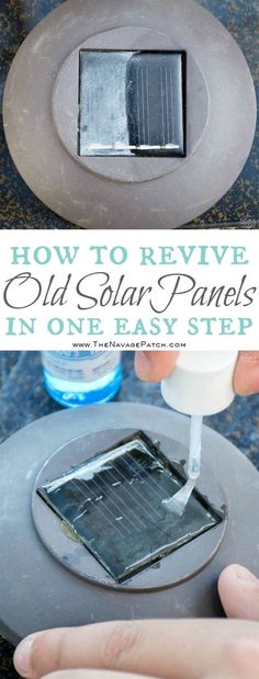 how to remove old solar panels in one easy step with this simple diy project