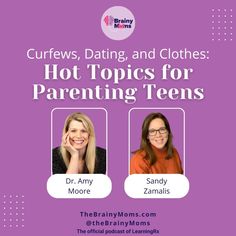 On this episode of the Brainy Moms Podcast, Dr. Amy and Sandy discuss some hot topics parents face when raising teenagers. They explore three main areas: curfews, dating, and clothing/hair choices, and provide practical tips for minimizing conflicts about those topics. Impact Of Technology, Raising Teenagers, Parenting Memes, Busy Parents, Parenting Skills