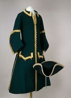 ad eBay - New Green Wool Peter The Moscow 1715-1730th Mourning Coat Of Kremlin Museum Coat. Napoleon Long Military Coat. Main color : Green. Latest New Year Collection. British Napoleonic Uniform. Napoleonic Uniform. 16 Century Fashion, Military Long Coat, Male Attire, Pirate Garb, Moscow Kremlin, Green Wool Coat, Court Dresses, Masquerade Costumes, History Fashion