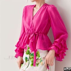 Fisdy - Sophisticated Solid Color Button-Up Shirt with a Stylish Design Design Aesthetics, Olivia Mark, Exquisite Design, Flared Sleeves, Design Element, Western Wear, Button Up Shirts, Button Up, Solid Color