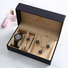 Wind Watch Bracelet Set To Send Girls Simple - White Information Display, Simple Watches, Watch Set, Mirror Material, Watch Bracelet, Display Type, Just Cavalli