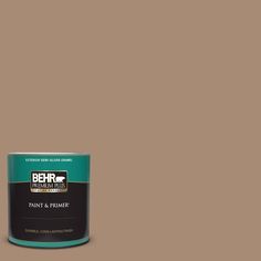 the behr paint is shown in an olive green color