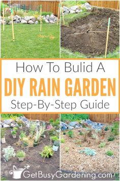 how to build a diy rain garden step by step guide