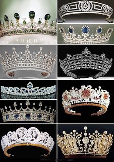 Royal Crowns Queen, Ratu Elizabeth, Tiara Collection, Tiara Royal, Crown Collection, Royal Crown Jewels, Childhood Dreams, Royal Crowns, Royal Tiaras