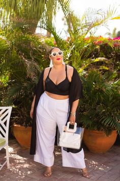 Beach Outfits Women Plus Size, Plus Size Street Style, Plus Size Beach Outfits, Cancun Outfits, Im So Excited, Summer Outfits Women Over 40, Look Plus Size, Summer Outfits For Moms, Curvy Fashionista