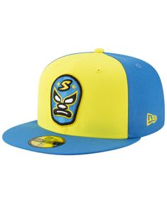 Celebrate the unique logos of Minor League Baseball when you rock the New Era MiLB Copa de la Diversion 59FIFTY-fitted cap wherever you go. Whether you are heading out to a game or just meeting up with some friends for a fun afternoon, you'll be representing your favorite minor league team in style. Casual Multicolor Flat Bill Fitted Hat, Yellow Flat Bill Hat For Sports Events, Multicolor Flat Bill Snapback Hat For Sports, Adjustable Flat Bill Fitted Hat For Fans, Yellow Baseball Cap For Baseball Season, Yellow Baseball Season Cap, Adjustable Yellow Hats For Baseball Season, Adjustable Yellow Hat For Baseball Season, Sacramento River