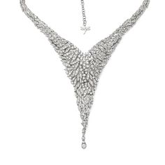 Casato Jewelry - 18kt white gold necklace with diamonds | Manfredi Jewels Necklace With Diamonds, White Gold Necklace, White Gold Necklaces, House Gifts, Fine Watches, List Style, Jewelry Creation, Watches Jewelry, Jewelry Branding