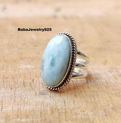 Larimar Ring, 925 Sterling Silver Ring, Gemstone Ring, Handmade Ring, Oval Shape Ring, Blue Stone Ring, Wedding Gift, Gift For Women Ring Gift item Wedding Larimar Gemstone Rings, Oval Larimar Jewelry For Anniversary, Elegant Oval Larimar Rings, Turquoise Oval Moonstone Ring For Anniversary, Oval Larimar Rings For Anniversary, Oval Larimar Gemstone Rings, Oval Moonstone Larimar Ring, Silver Larimar Oval Ring, Oval Shape Ring